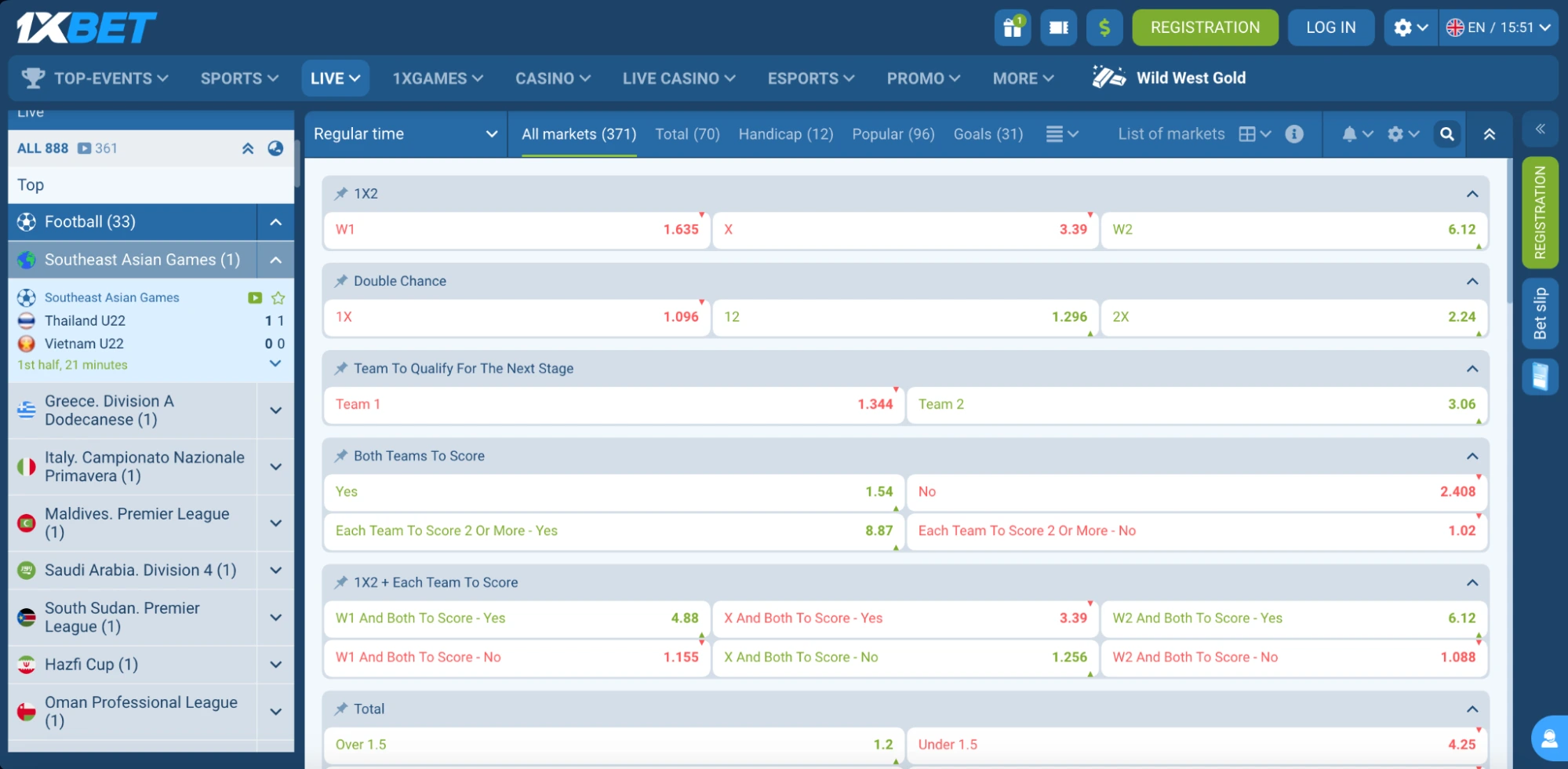 Live Betting Online Atmosphere