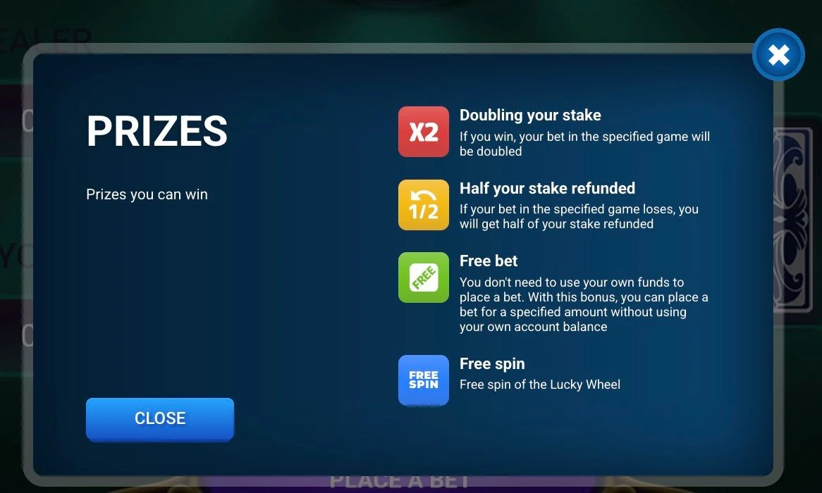 Playing 21 online